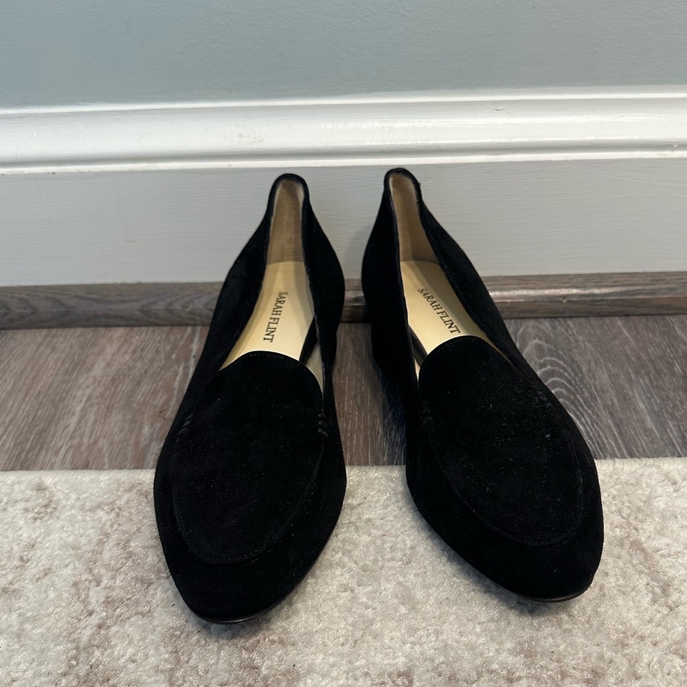Sarah Flint Black Rosie Loafer Pump — image 2 of 6
